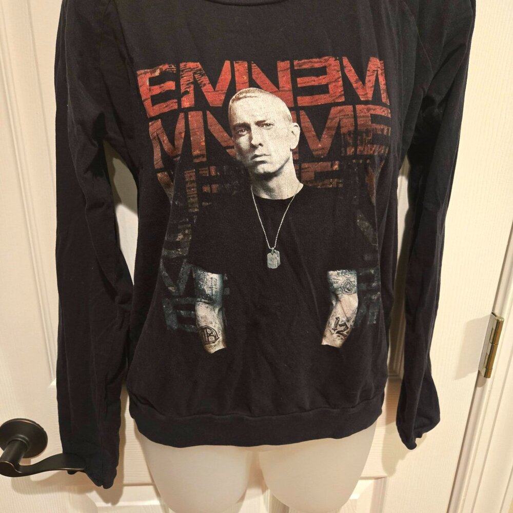 Eminem Graphic Rapper Music Merch Long Sleeve Top Size Medium - Picture 4 of 6